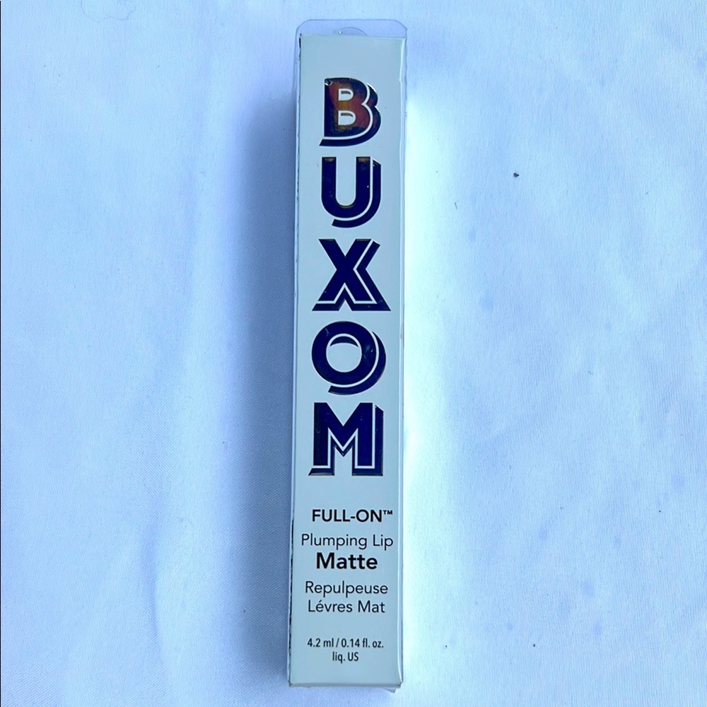 NWT Buxom Full-On Plumping Lip Matte - White and Blue